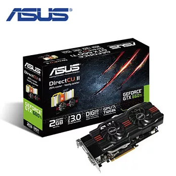 ASUS華碩GTX660 TI-DC2-2GD5顯示卡