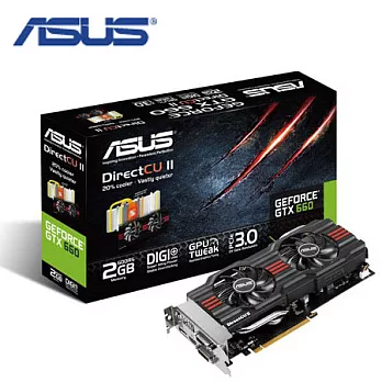 ASUS華碩GTX660-DC2-2GD5顯示卡
