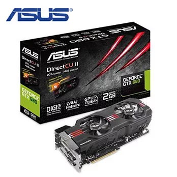 華碩 ASUSGTX680-DC2-2GD5顯示卡