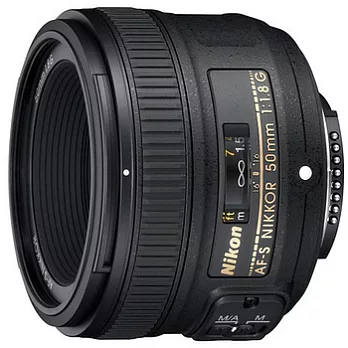 Nikon AF-S Nikkor 50mm f/1.8G大光圈定焦鏡頭(公司貨)