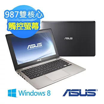 華碩 ASUS S200E- 987 11.6吋 省電輕薄觸控筆電經典深灰