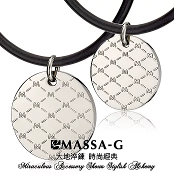 MASSA-G Deco純鈦系列【M. Class】鍺鈦對鍊(M01)40cm+40cm