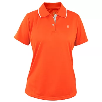 【遊遍天下】女款抗UV涼爽吸濕排汗POLO衫S075L桔