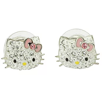 SWAROVSKI kitty水晶耳環
