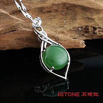 石頭記 純淨典雅碧玉項鍊碧玉