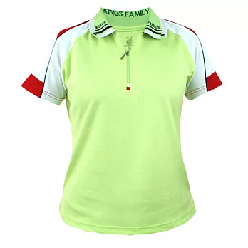 【遊遍天下】女款抗UV涼爽吸濕排汗POLO衫S084--M果綠