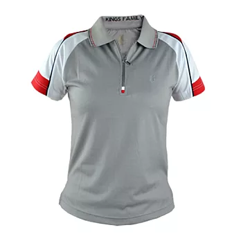 【遊遍天下】MIT女款抗UV涼爽吸濕排汗POLO衫S082--M灰