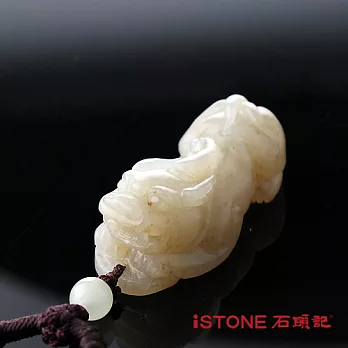 石頭記 納財貔貅墬飾-立體造型 和田玉-C和田玉