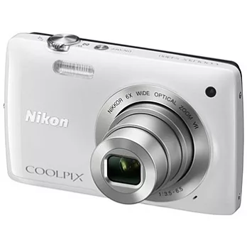 Nikon COOLPIX S4300超薄觸控式螢幕(公司貨)+專用電池+清潔組+保護貼+桌上型腳架+讀卡機+原廠相機包-白色