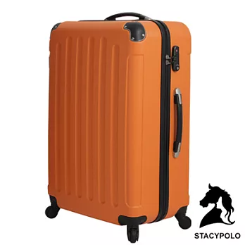 【Stacypolo】風靡美型-28吋超輕量ABS硬殼防刮霧面行李箱(橘色)
