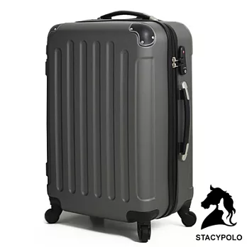 【Stacypolo】風靡美型-28吋超輕量ABS硬殼防刮霧面行李箱(鐵灰)