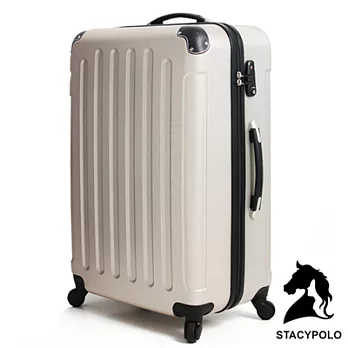 【Stacypolo】風靡美型-28吋超輕量ABS硬殼防刮霧面行李箱(香檳)