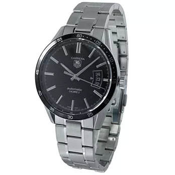TAG Heuer豪雅-CARRERA卡萊拉系列-WV211M. BA0787自動機械腕錶(黑色)