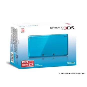 任天堂 3DS 晴空藍主機 (台灣專用機) 附原廠保護貼