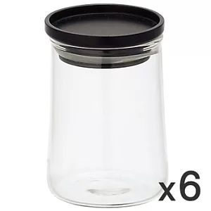[MUJI 無印良品]耐熱玻璃圓形保存容器/1/6入