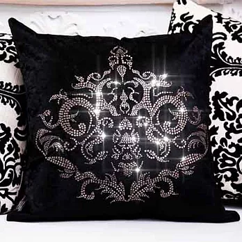 璀璨冠冕抱枕-極致黑