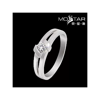 8心8箭天然鑽 結緣女戒