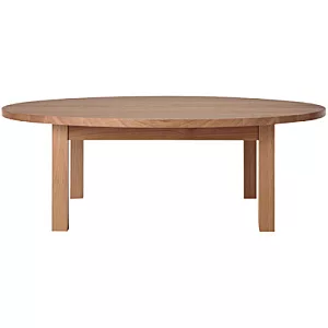 [MUJI 無印良品]木製矮圓桌/白蠟木/原色原色
