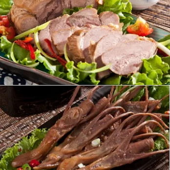 【曾記巧口滷味】6件組(辣酸菜+脆管+腱子肉+小雞翅+鴨舌+小鳥蛋)
