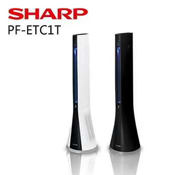 SHARP PF-ETC1T 夏寶 自動除菌離子美肌清淨扇風機(白)【公司貨】.