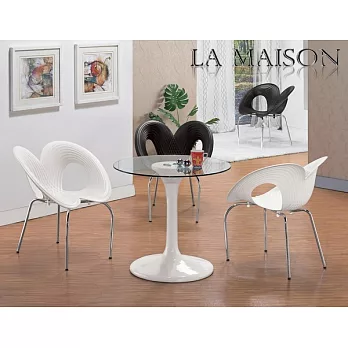 LA MAISON 珊蒂造型椅-白