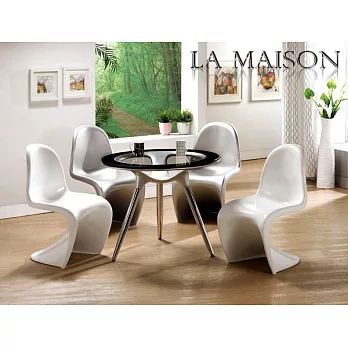 LA MAISON 格倫造型椅-銀