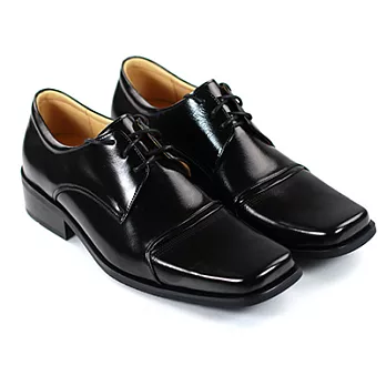 ◤Green Phoenix◥嚴選全牛皮台灣製造,品質有保證,通勤族紳士皮鞋(綁帶)6黑色