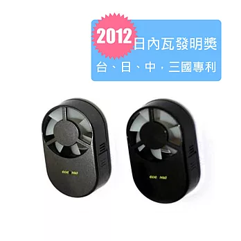 【黃椰樹】風力發電負離子產生器(日內瓦發明獎/三國專利/空氣清淨/車用/家用/空調/免插電/免電池)銀灰色