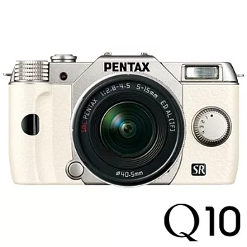 PENTAX Q10 COLOR+5-15mm變焦單鏡組-銀色機身(公司貨)白色