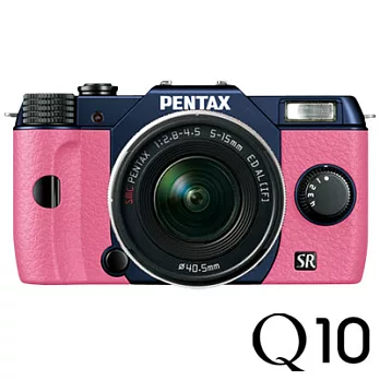 PENTAX Q10 COLOR +5-15mm變焦單鏡組 -金屬藍機身(公司貨)粉紅